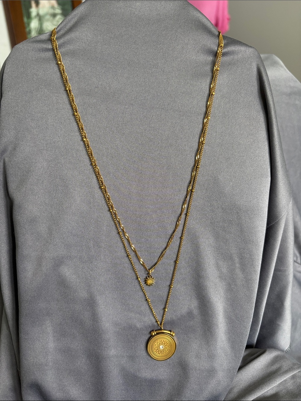 jBloom Layered Pendant Necklace